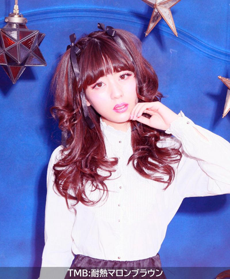 めちゃ楽ボリュームエクステ【リラックスカール】VX-24 モデル着用画像21