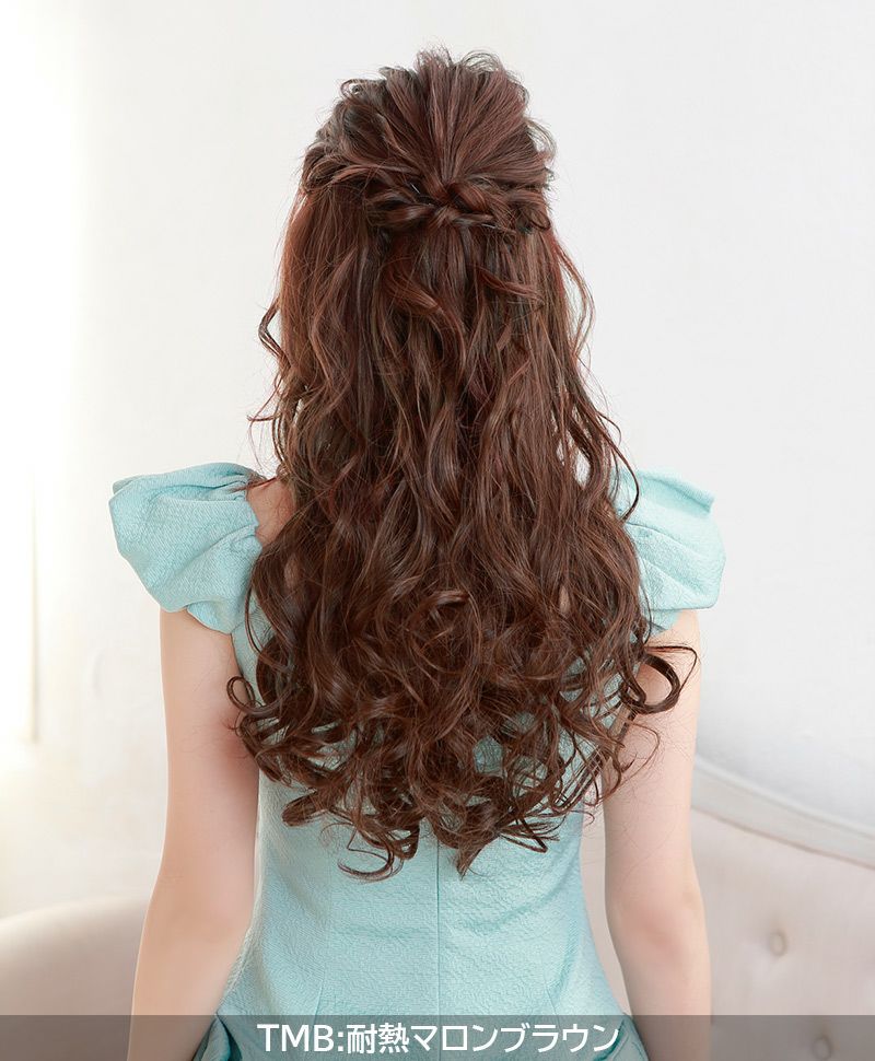 めちゃ楽ボリュームエクステ【乙女巻き】VX-21 モデル着用画像12