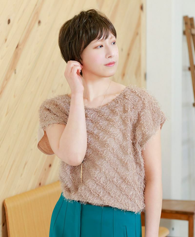 帽子ウィッグ（リラックス）【ショート】品番BO-01耐熱 カラーTDB耐熱ダークブラウン2