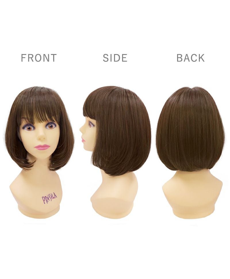 帽子ウィッグ(リラックス/Mサイズ)【ボブ】BO-02 マネキン着用