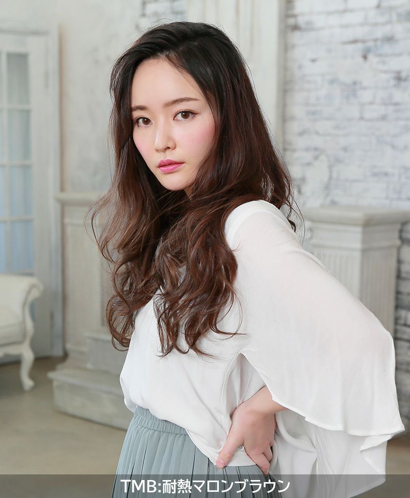 めちゃ楽エクステ【リラックスカール】TX-26　モデル着用画像3