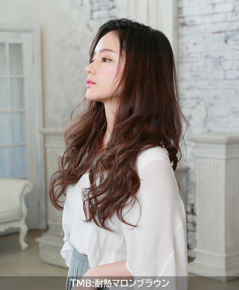 めちゃ楽エクステ【リラックスカール】TX-26　モデル着用画像4