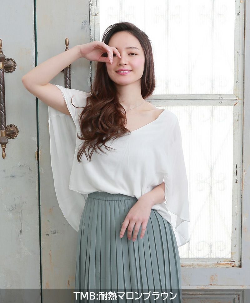 めちゃ楽エクステ【リラックスカール】TX-26　モデル着用画像6