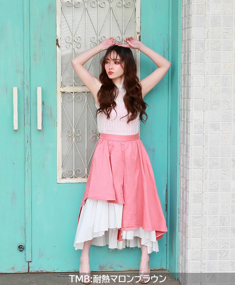 【セルフでできる】めちゃ楽エクステ【ナチュゆるカール】TX-27耐熱 抜け感のある柔らかなゆるめカール 着用イメージ14 カラー TMB:耐熱マロンブラウン