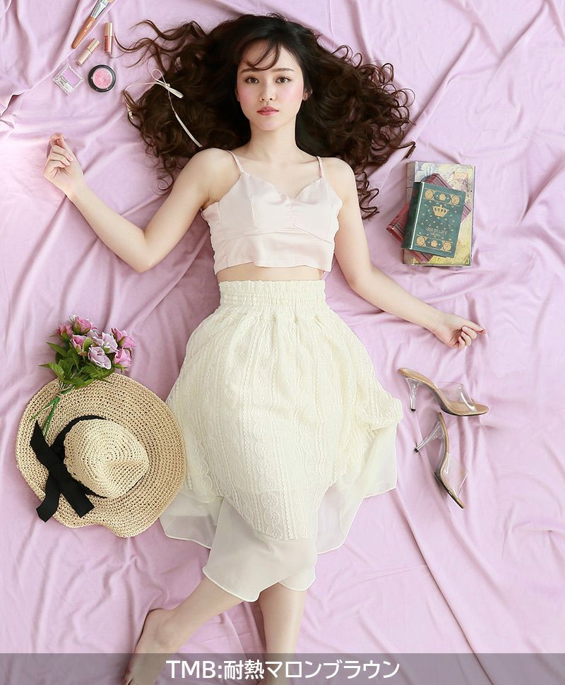 【セルフでできる】めちゃ楽エクステ【乙女巻き】TX-28 着用イメージ13 カラー TMB：耐熱マロンブラウン 華やかなS字のしっかりカール