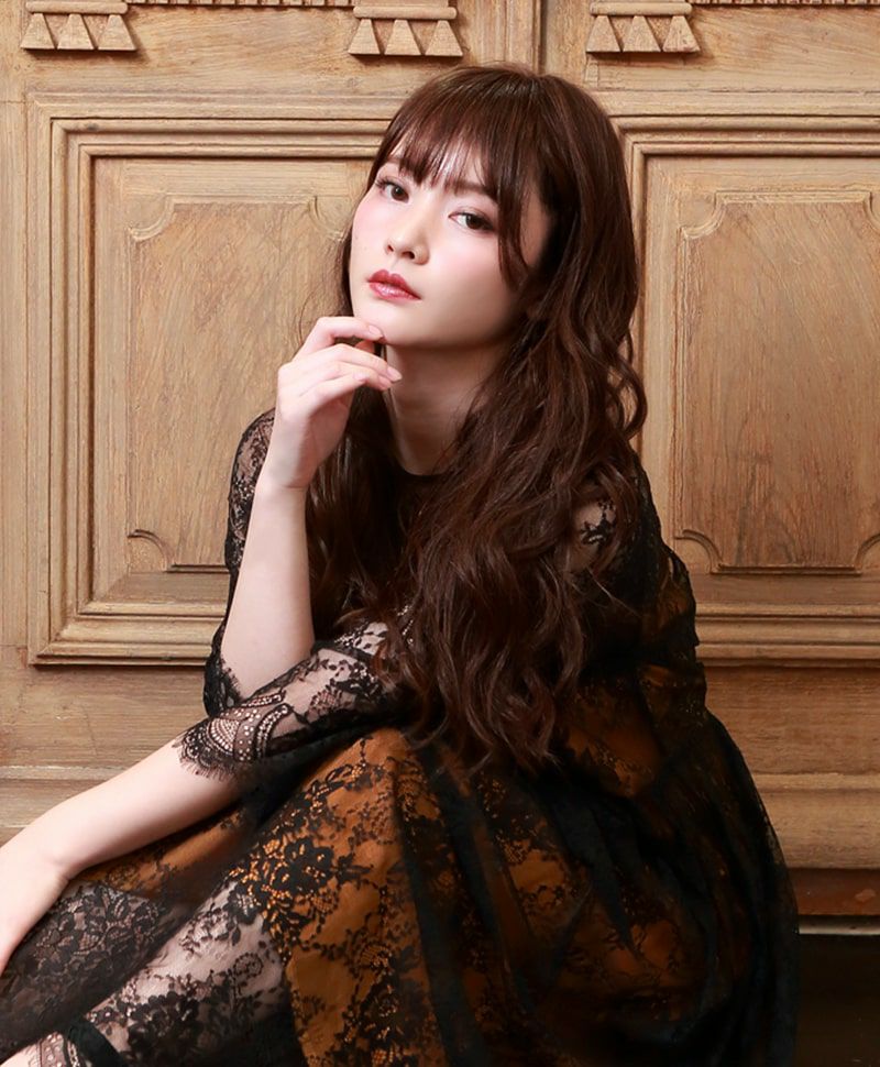 【未使用】ゆるウェーブ　ロングヘアピース　ブラウン LINEASTORIA ウィッグ エクステ 「ヘアピース」ヘアピース natural前髪