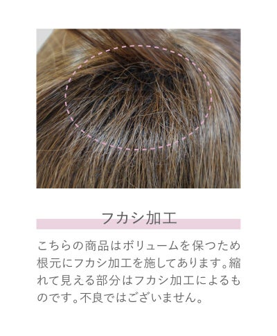 帽子ウィッグ(フィット）【ショートボブ】 品番BO-11耐熱　フカシ加工