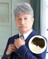 男性用五分ウィッグ【ボリュームショート】 品番GB-23耐熱 着用イメージ10 カラーTGH：耐熱グレイヘア