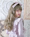グラデーションカラーウィッグ【キャンディウェーブロング】CTA-101耐熱 着用イメージ1 カラーCTOG:耐熱オリーブグレー プリンセス感漂うふわふわウェーブロング