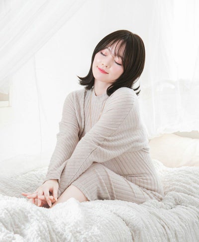 帽子ウィッグ（リラックス）【外ハネボブ】 品番BO-04耐熱 カラーTDB 耐熱ダークブラウン3