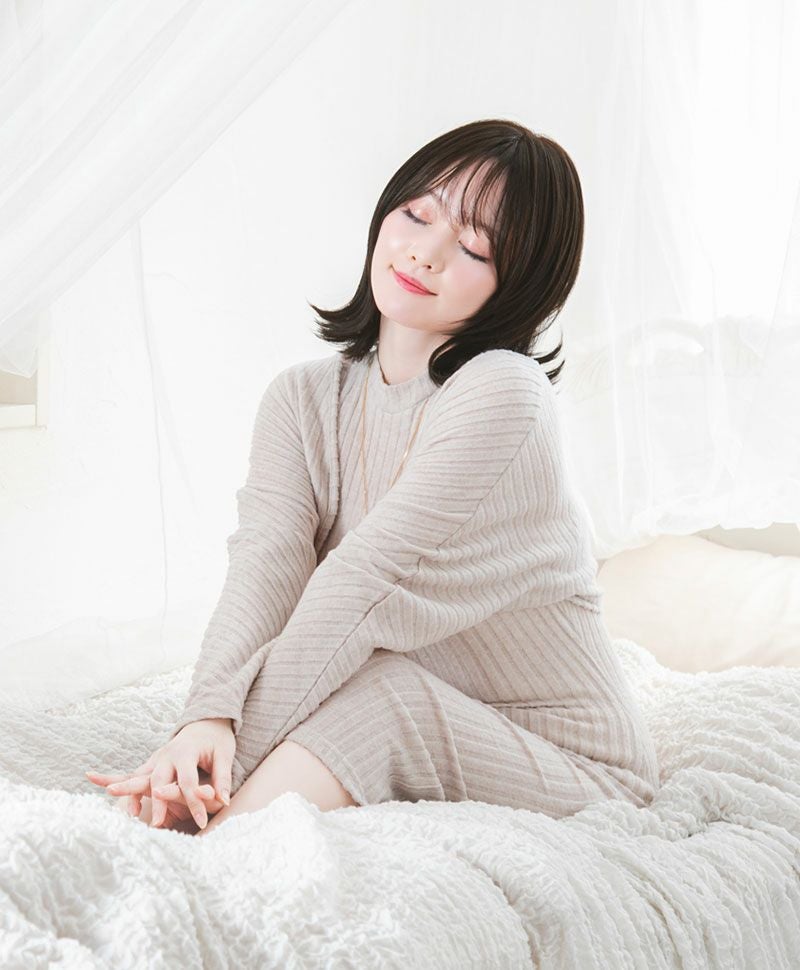 帽子ウィッグ（リラックス）【外ハネボブ】 品番BO-04耐熱 カラーTDB 耐熱ダークブラウン3
