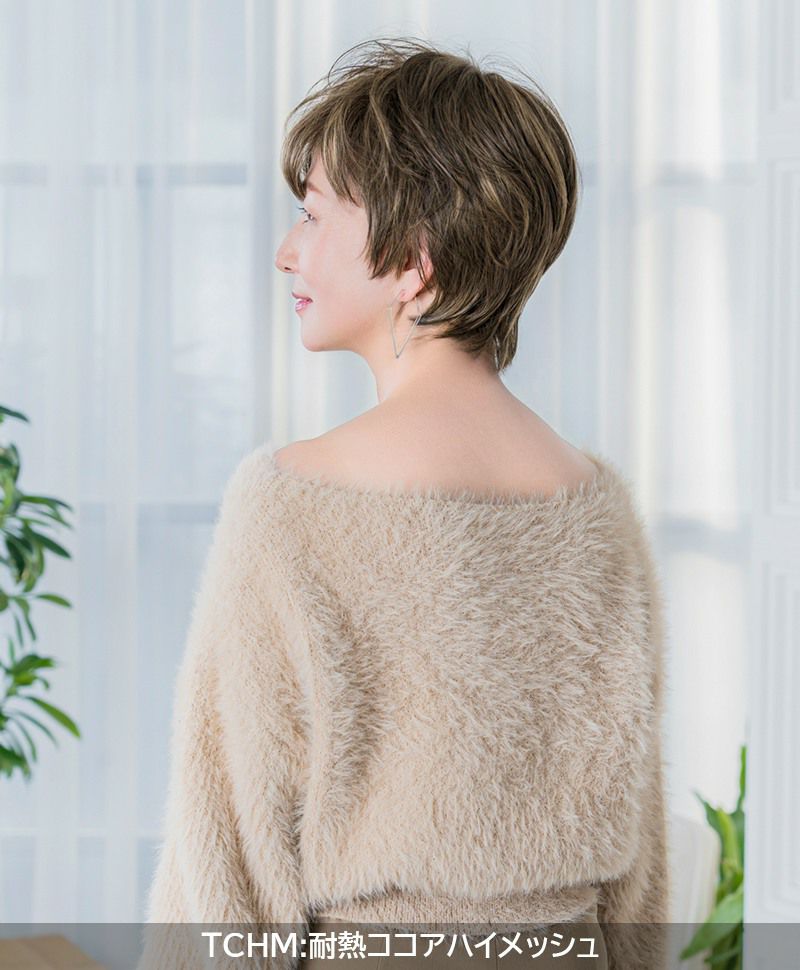 帽子ウィッグ(リラックス/Mサイズ)【ショート】 BO-01ミセス