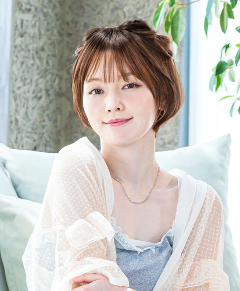 帽子ウィッグ（リラックス）【ラウンドマッシュ】 品番BO-05耐熱 カラーGTDM 耐熱グラデデイリーマロン