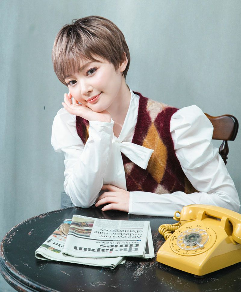 帽子ウィッグ（リラックス）【ベリーショート】品番BO-06耐熱 カラーTDMT 耐熱ダスティミルクティー