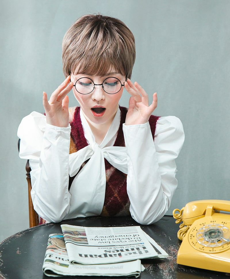 帽子ウィッグ（リラックス）【ベリーショート】品番BO-06耐熱 カラーTDMT 耐熱ダスティミルクティー