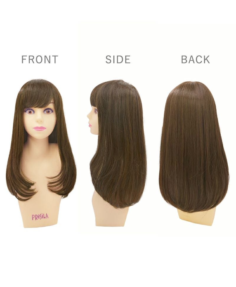 帽子ウィッグ(リラックス/Mサイズ)【ロング】BO-03ミセス マネキン着用