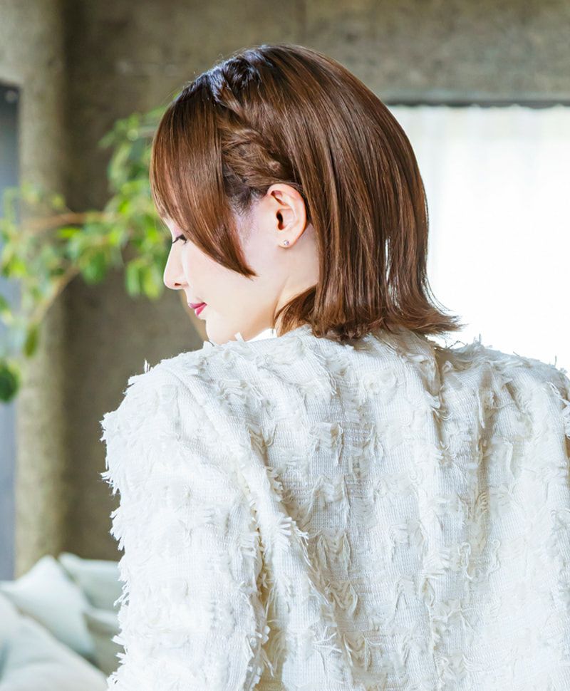 帽子ウィッグ（フィット）【外ハネボブ】 品番BO-13耐熱 カラーGTDM 耐熱グラデデイリーマロン2