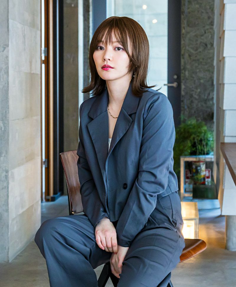 帽子ウィッグ（フィット）【外ハネボブ】 品番BO-13耐熱 カラーTDB 耐熱ダークブラウン