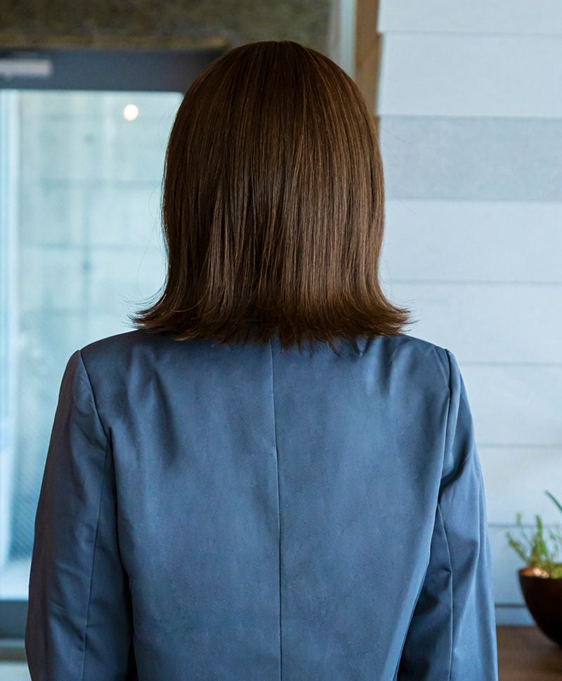 帽子ウィッグ（フィット）【外ハネボブ】 品番BO-13耐熱 カラーTDB 耐熱ダークブラウン