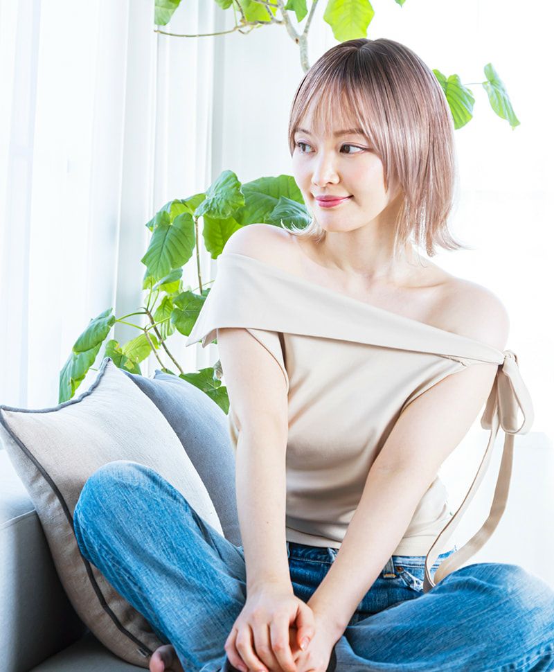 帽子ウィッグ（フィット）【外ハネボブ】 品番BO-13耐熱 カラーTDMT 耐熱ダスティミルクティー