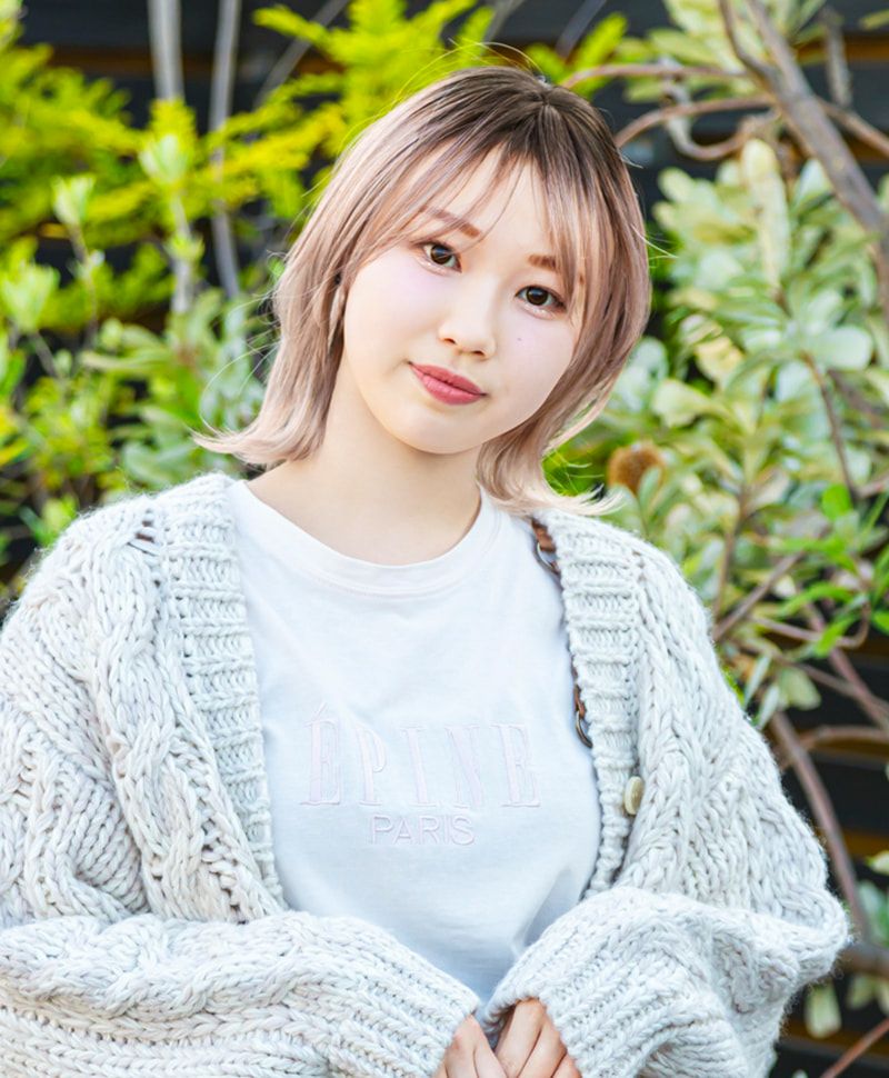 帽子ウィッグ（フィット）【外ハネボブ】 品番BO-13耐熱 カラーTDMT 耐熱ダスティミルクティー