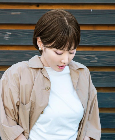 帽子ウィッグ（フィット）【ラウンドマッシュ】 品番BO-14耐熱 カラーTDB 耐熱ダークブラウン