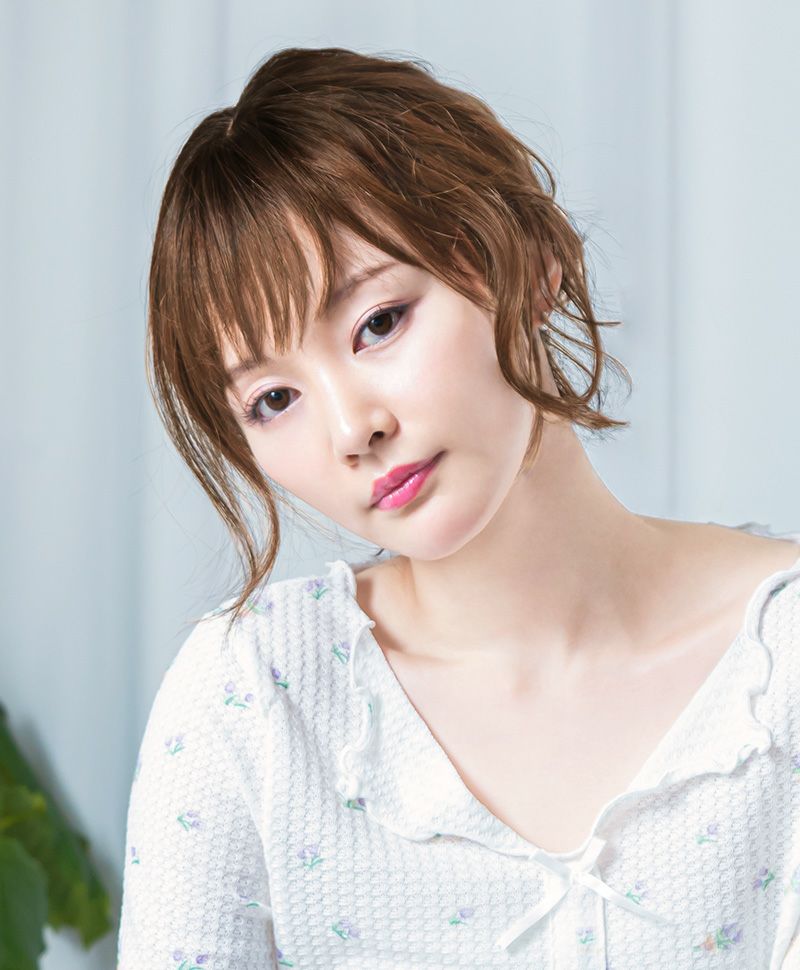 帽子ウィッグ（フィット）【波ウェーブボブ】 品番BO-15 耐熱 カラーGTDM 耐熱グラデデイリーマロン