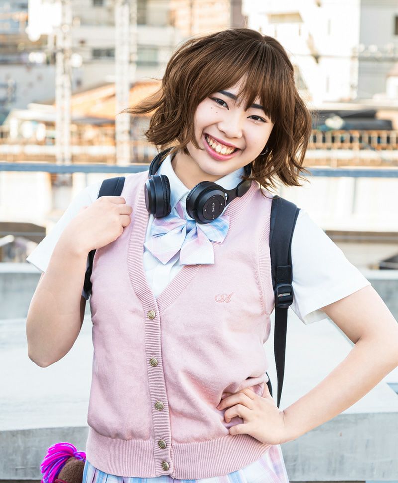 帽子ウィッグ（フィット）【波ウェーブボブ】 品番BO-15 耐熱 カラーGTDM 耐熱グラデデイリーマロン