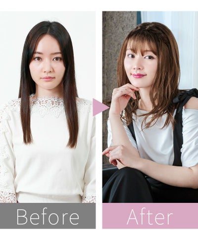 帽子ウィッグ（フィット）【デイジーウェーブミディ】 品番BO-16 耐熱 BEFOREAFTER 2