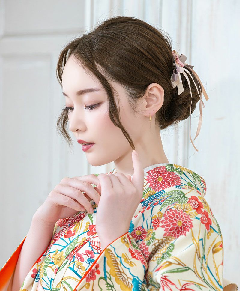 【公式サイト限定】和装クリップ【みつあみシニヨン】CP-02 耐熱 カラー TDB:耐熱ダークブラウン