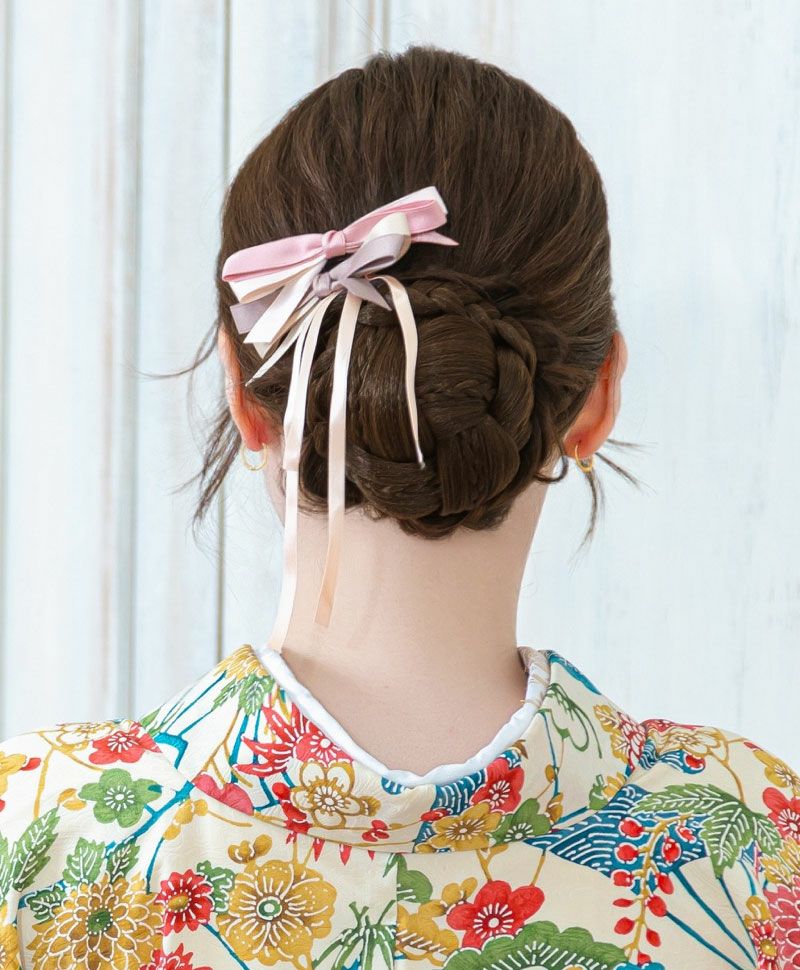 【公式サイト限定】和装クリップ【みつあみシニヨン】CP-02 耐熱 カラー TDB:耐熱ダークブラウン