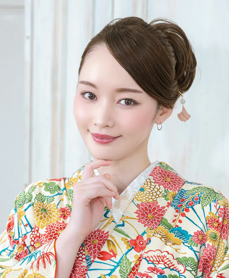 【公式サイト限定】和装クリップ【シンプルワンカール】CP-03 耐熱 カラー TDB:耐熱ダークブラウン