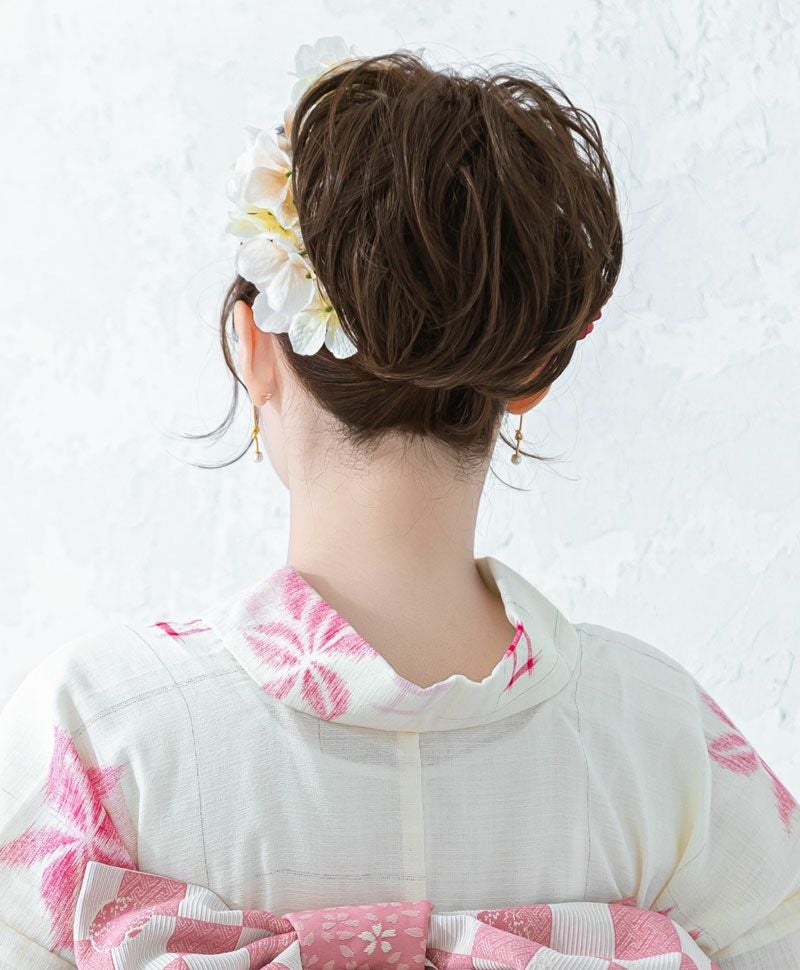 【公式サイト限定】和装クリップ【シンプルワンカール】CP-03 耐熱 カラー TDB:耐熱ダークブラウン