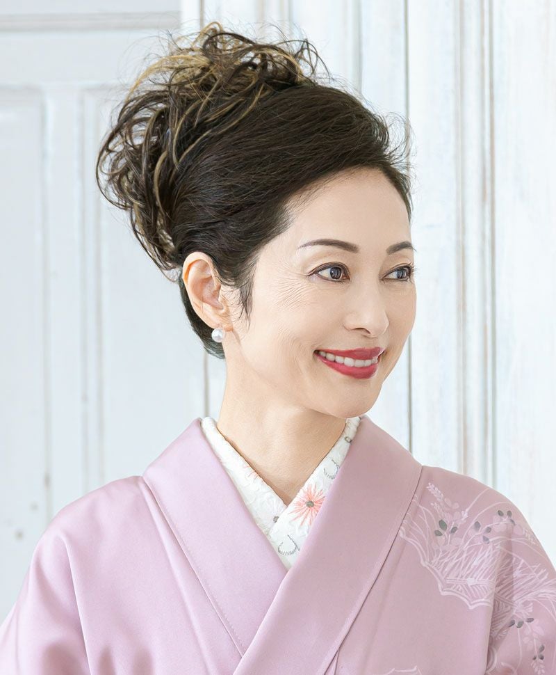 【公式サイト限定】和装クリップ【シンプルワンカール】CP-03 耐熱 カラー TYMB:耐熱イエローメッシュブラック