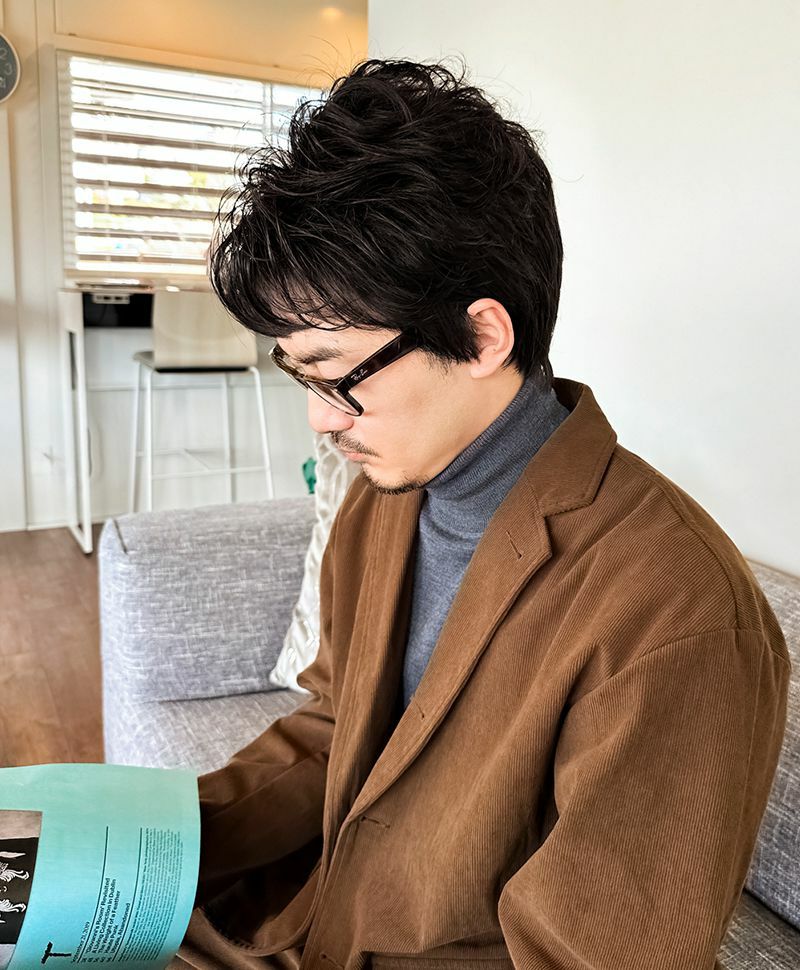 メンズ帽子ウィッグ【リッチショート】BO-100 ZCK