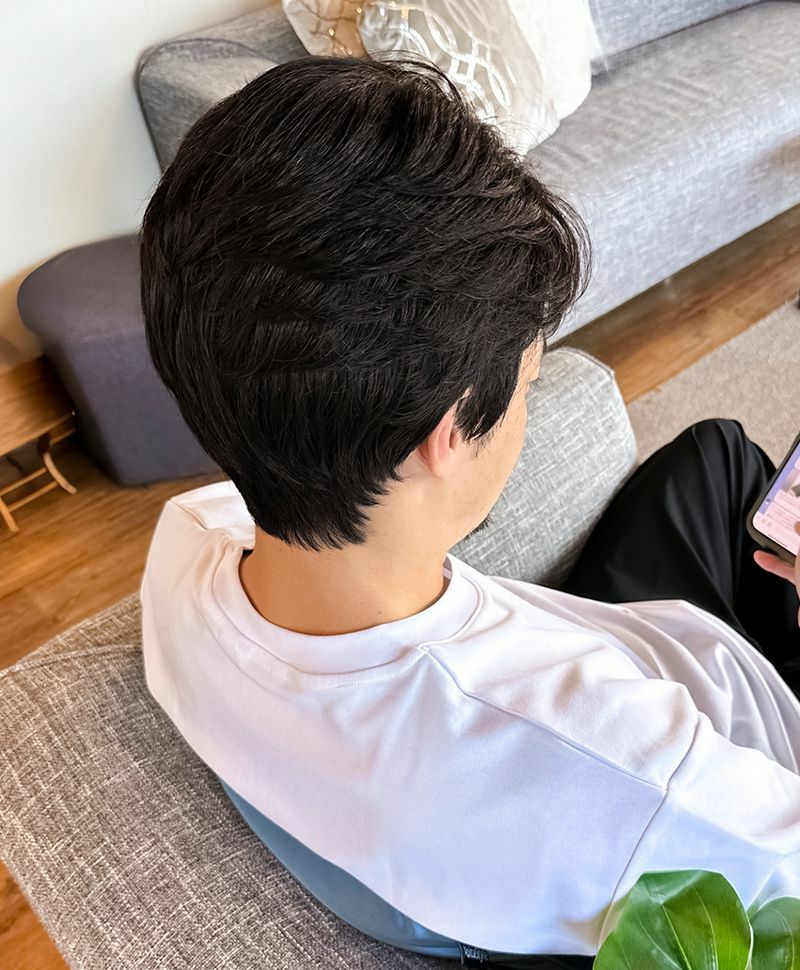 メンズ帽子ウィッグ【リッチショート】BO-100 ZCK