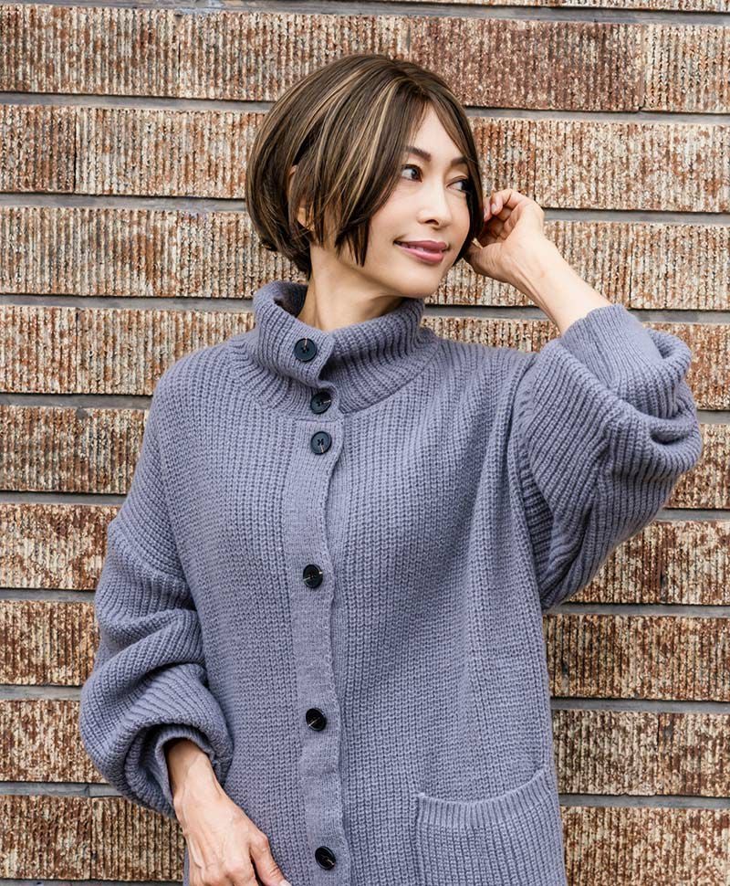 【公式サイト限定】PRISILA Limi手植えオールウィッグ(人毛ミックス)【ルナショート】品番：LA-001　着用 カラー ZHM:人毛ミックスハイメッシュ　ミセスおすすめ