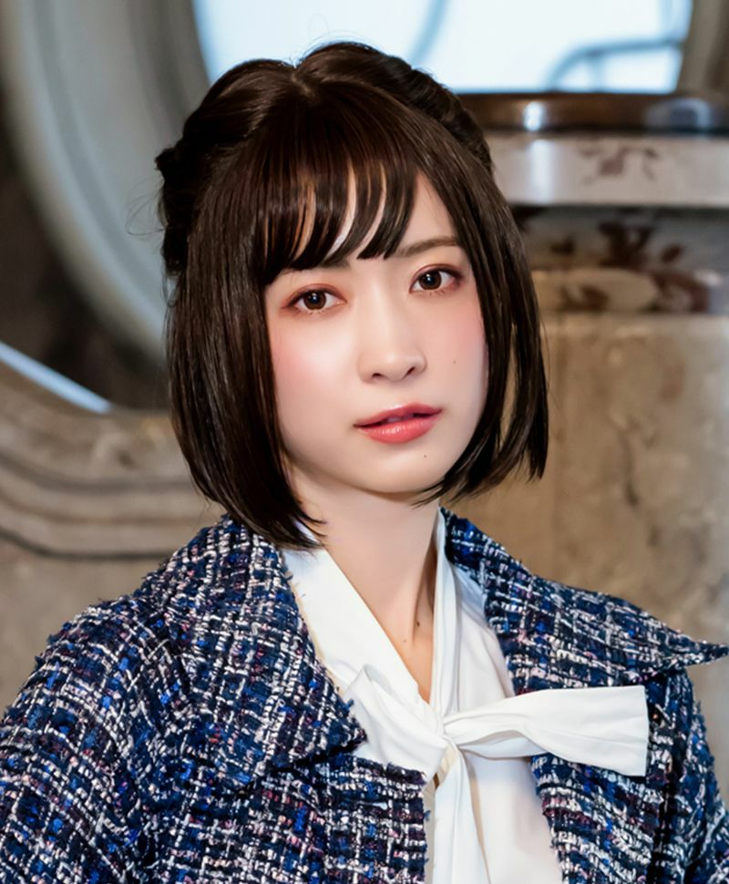 【公式サイト限定】PRISILA Limi手植えオールウィッグ(人毛ミックス)【シェリーボブ】品番/LA-003　カラー/ZNB:人毛ミックスナチュラルブラウン　着用イメージ1