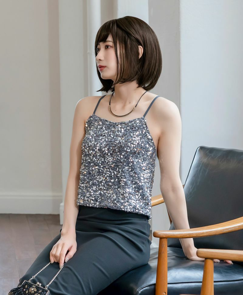 【公式サイト限定】PRISILA Limi手植えオールウィッグ(人毛ミックス)【シェリーボブ】LA-003(S・Mサイズあり) モデル着用イメージ カラーZNC:人毛ミックスナチュラルカラー