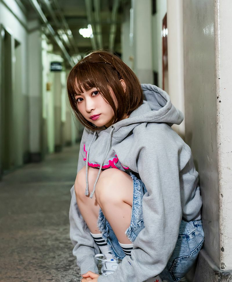 【公式サイト限定】PRISILA Limi手植えオールウィッグ(人毛ミックス)【シェリーボブ】LA-003(S・Mサイズあり) モデル着用イメージ カラーZMB:人毛ミックスマロンブラウン