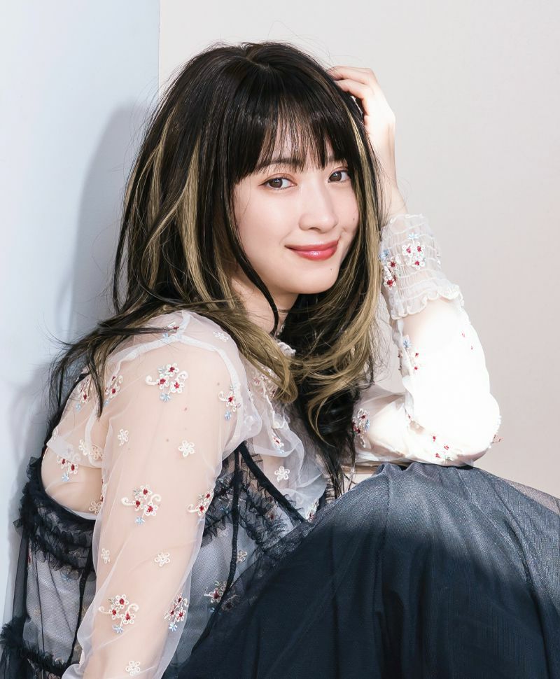 ★プリシラ公式限定★美人シルエットのレイヤーストレートロング　LA-006フルールストレートロング　ZIGD:人毛ミックスインナーゴールド