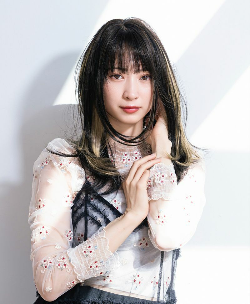 ★プリシラ公式限定★　韓国アイドルみたいなサラサラロングストレートにしてみたい人におすすめ　LA-006　フルールストレートロング　ZIGD:人毛ミックスインナーゴールド