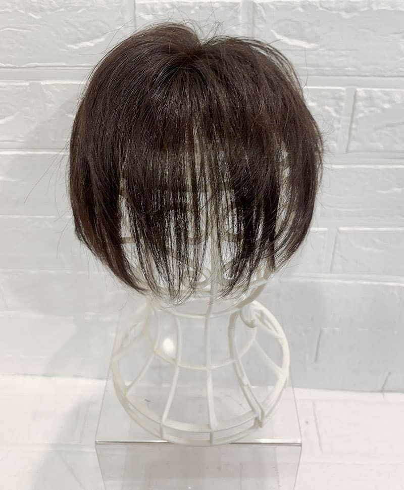 【WEB限定一点もの】総手植えカバーピースUMEDA-912-ZNC人毛ミックスナチュラルカラー【梅田サロンカットウィッグ】