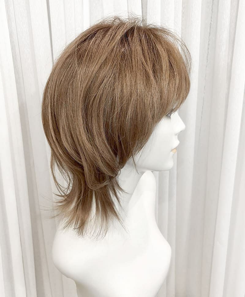  【WEB限定一点もの】マシンメイドグラデーションオールウィッグ【ミディアム】UMEDA-916-CTSBR耐熱ショコラブラウン【梅田サロンカットウィッグ】