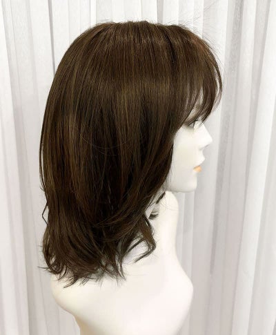  【WEBスペシャル限定一点もの】帽子タイプのオールウィッグ【ボブ】UMEDA-920-TDB耐熱ダークブラウン【梅田サロンカットウィッグ】
