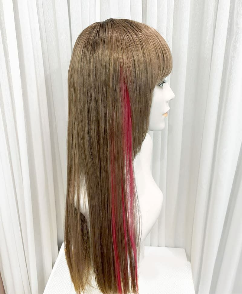 【WEB限定一点もの】マシンメイドグラデーションオールウィッグ【ロング】UMEDA-923-CTSBR耐熱ショコラブラウン（カスタム）【梅田サロンカットウィッグ】