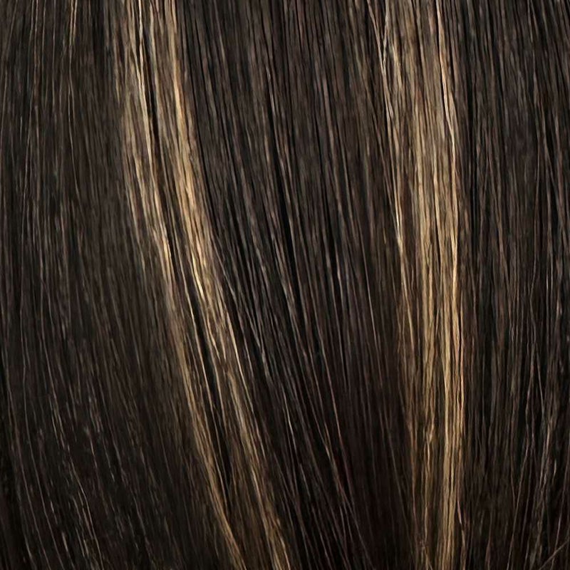 ちょびっと白髪隠しウィッグ【スタンダードタイプとロングタイプ】ST-012 カラーチップ/2NHM:ナチュラルブラックハイメッシュ