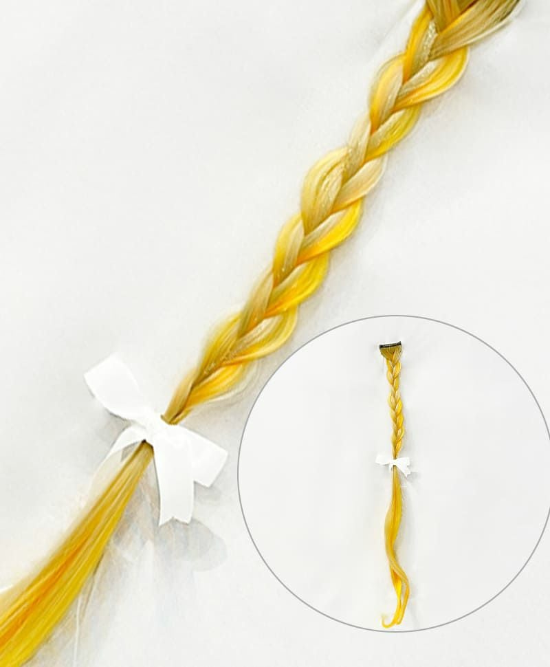 【WEB限定一点もの】【原宿店オリジナルエクステ】ワンタッチみつあみエクステ【ロング】PRIHARA-006-C