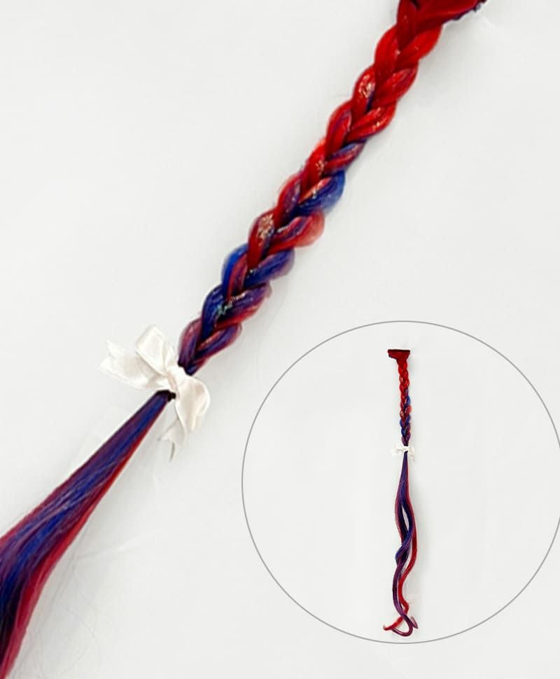 【WEB限定一点もの】【原宿店オリジナルエクステ】ワンタッチみつあみエクステ【ロング】PRIHARA-014-L