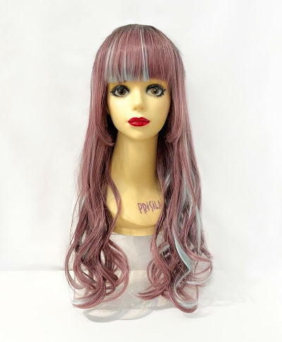  【WEB限定一点もの】【原宿店カットウィッグ】マシンメイドグラデーションオールウィッグ【ロング】PRIHARA-020-CTDP(カスタムアレンジ)